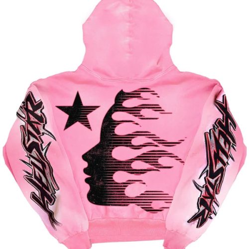 Hellstar Brainwashed Without Brain Hoodie Pink