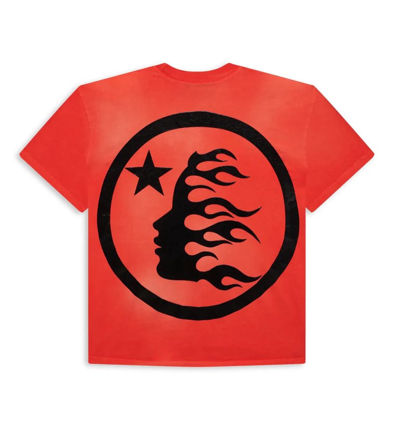 Hellstar Sport Logo Gel Tee Red back