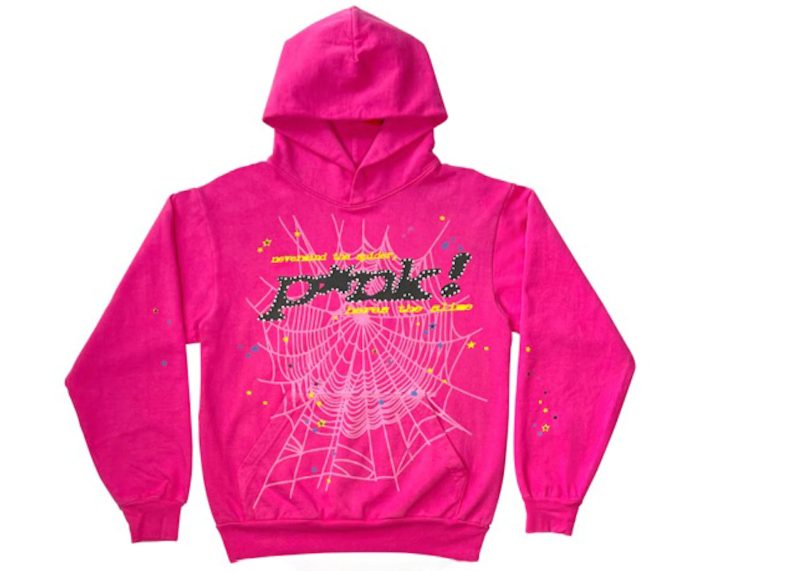 Sp5der PNK Hoodie Pink